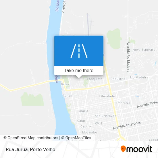 Rua Juruá map