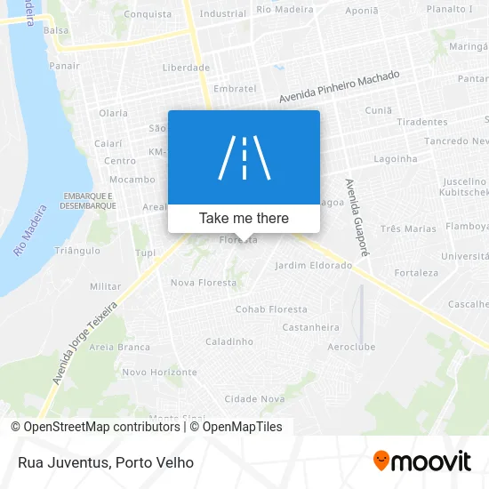 Rua Juventus map
