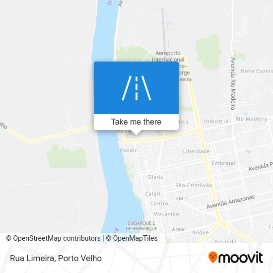 Rua Limeira map
