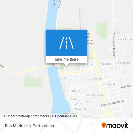 Rua Madrizela map