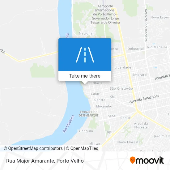 Rua Major Amarante map