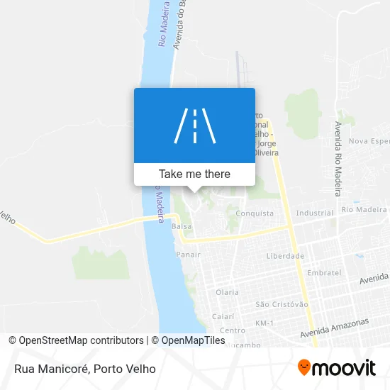 Rua Manicoré map