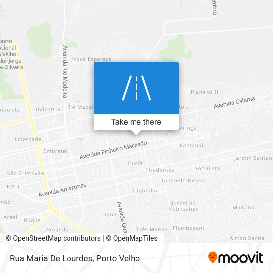 Rua Maria De Lourdes map
