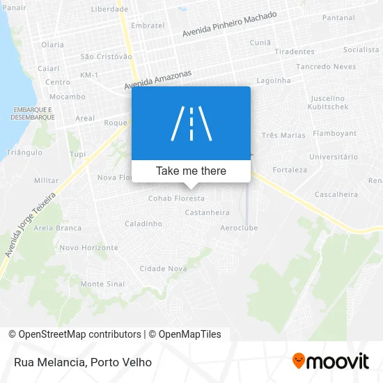 Rua Melancia map