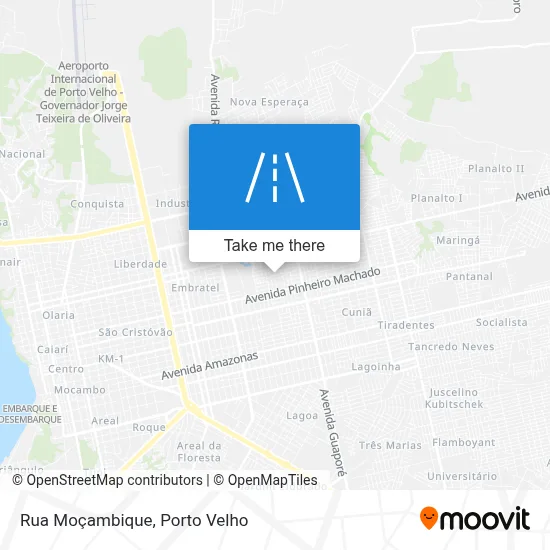 Rua Moçambique map