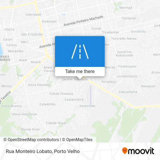 Rua Monteiro Lobato map