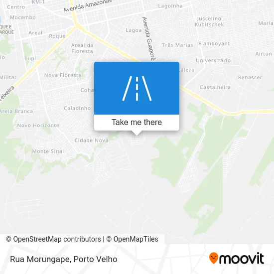 Rua Morungape map