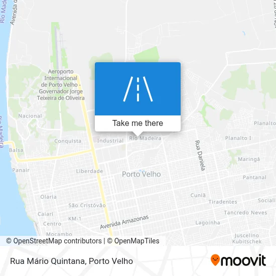 Rua Mário Quintana map