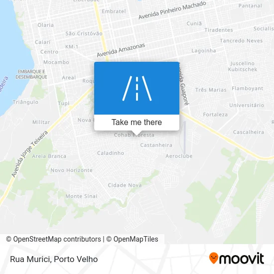 Rua Murici map