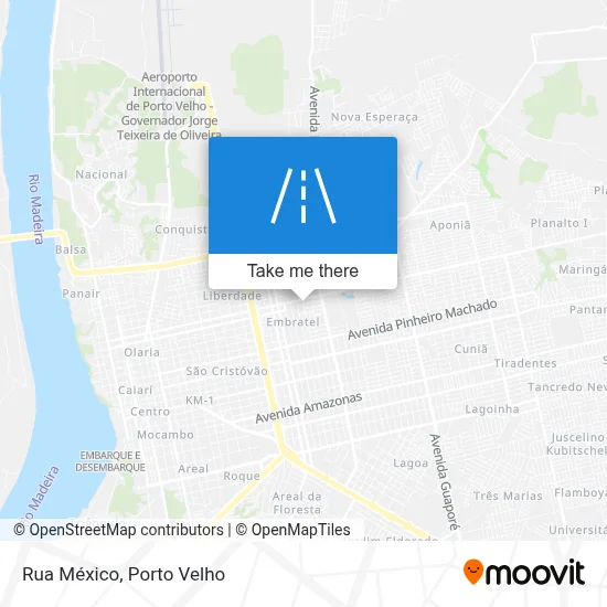 Rua México map