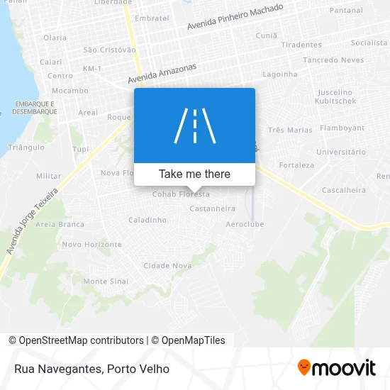 Rua Navegantes map