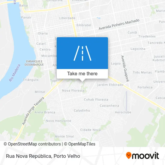 Rua Nova República map