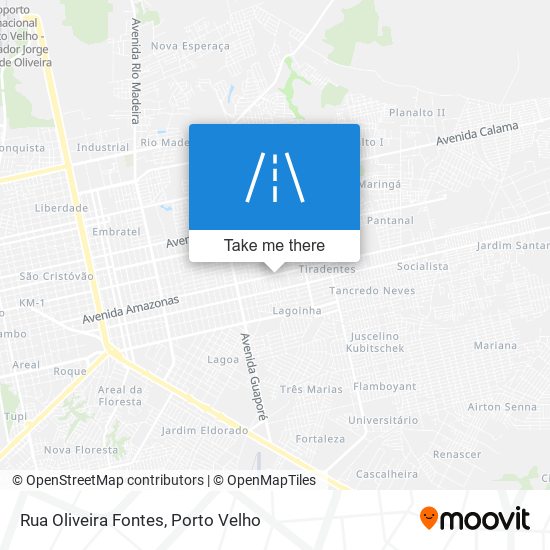 Rua Oliveira Fontes map