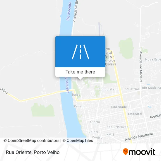Rua Oriente map