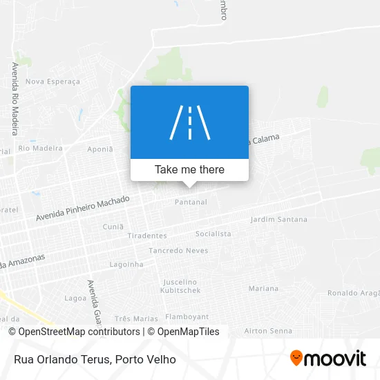Rua Orlando Terus map