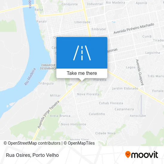 Rua Osires map