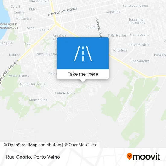Rua Osório map