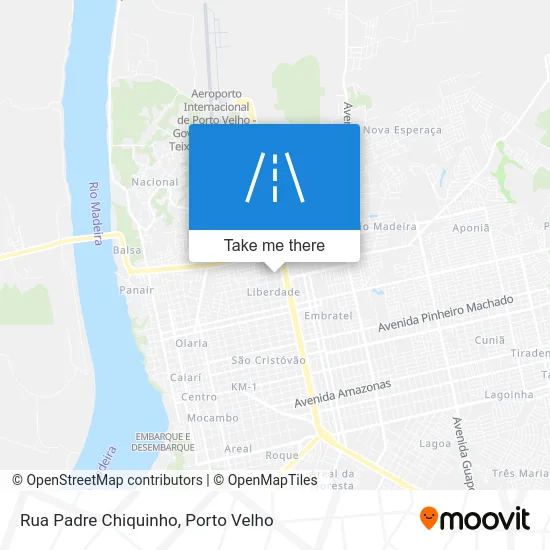 Rua Padre Chiquinho map