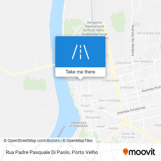 Mapa Rua Padre Pasquale Di Paolo