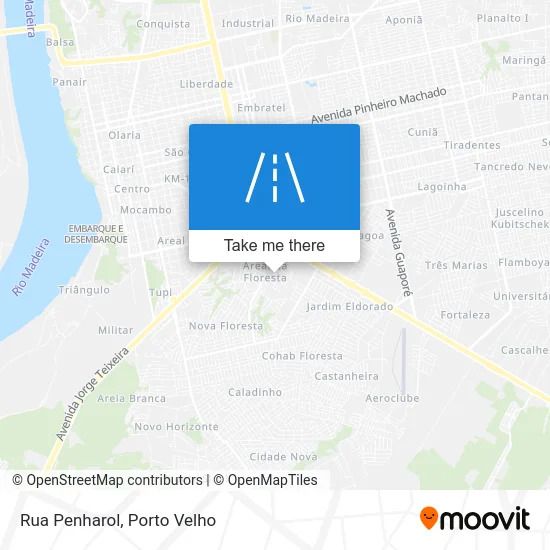 Rua Penharol map