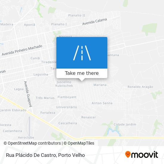 Rua Plácido De Castro map