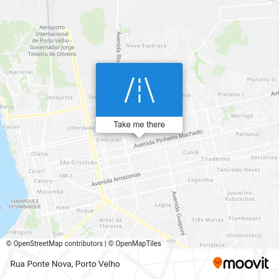 Rua Ponte Nova map