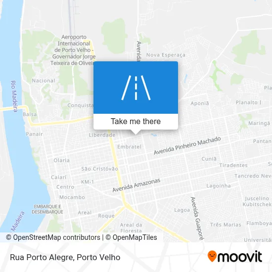 Rua Porto Alegre map