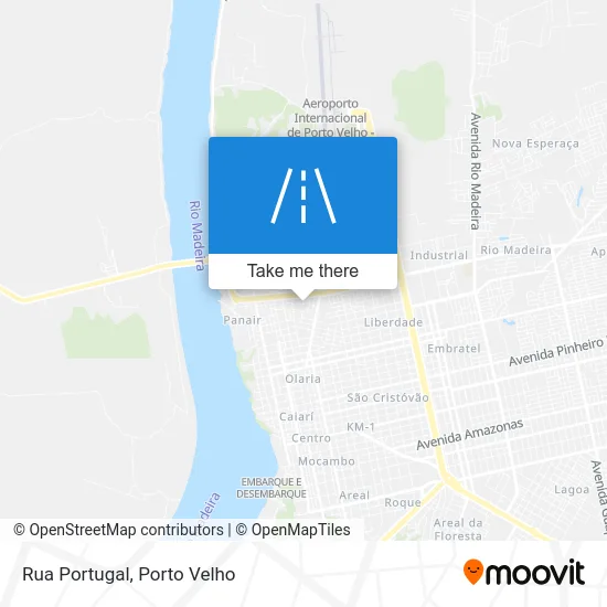 Rua Portugal map