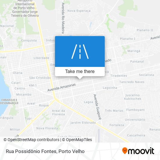 Rua Possidônio Fontes map