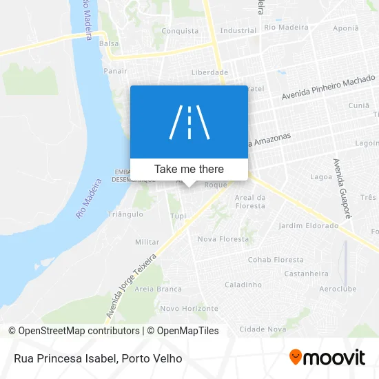 Rua Princesa Isabel map