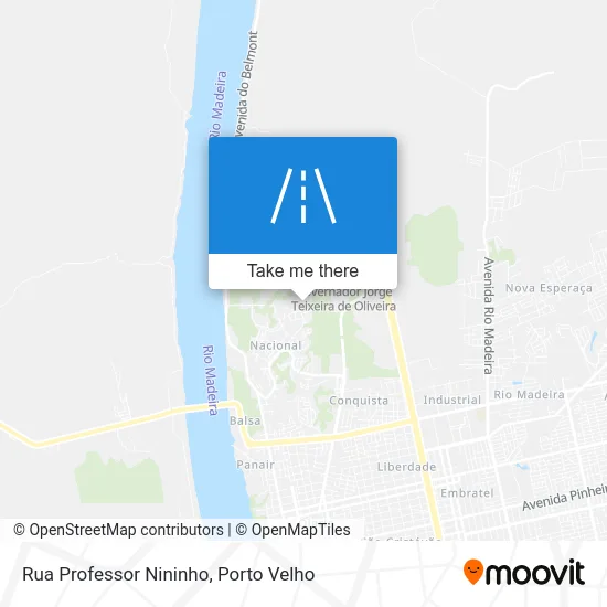 Rua Professor Nininho map
