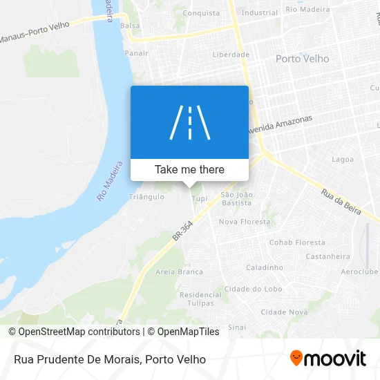 Rua Prudente De Morais map