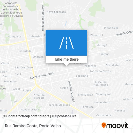 Mapa Rua Ramiro Costa