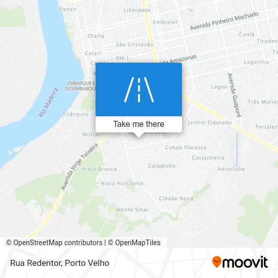 Rua Redentor map