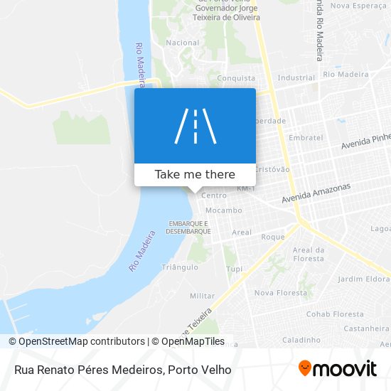 Mapa Rua Renato Péres Medeiros