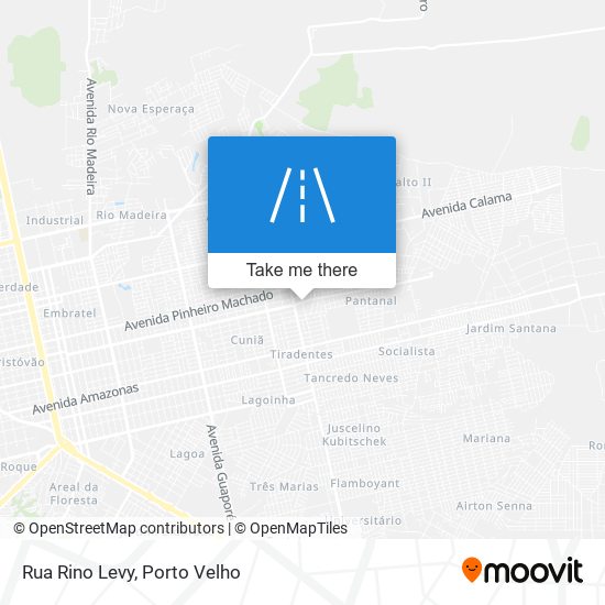 Rua Rino Levy map