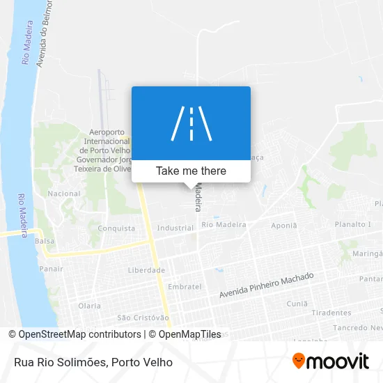 Rua Rio Solimões map