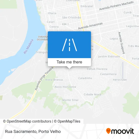Rua Sacramento map