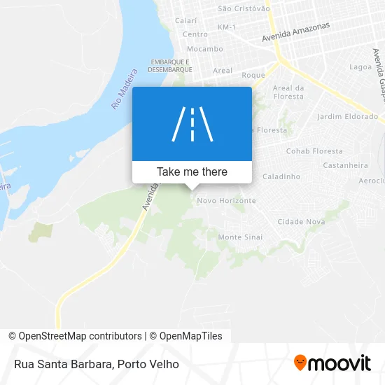 Rua Santa Barbara map
