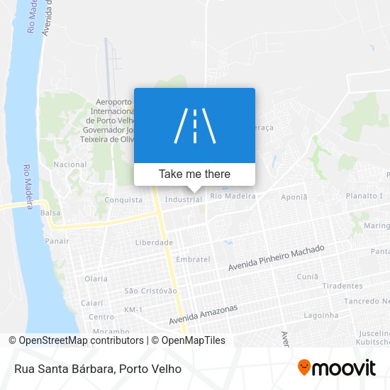 Rua Santa Bárbara map