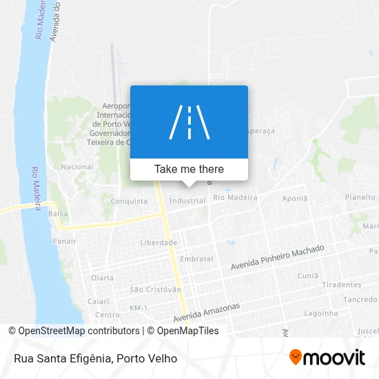 Rua Santa Efigênia map