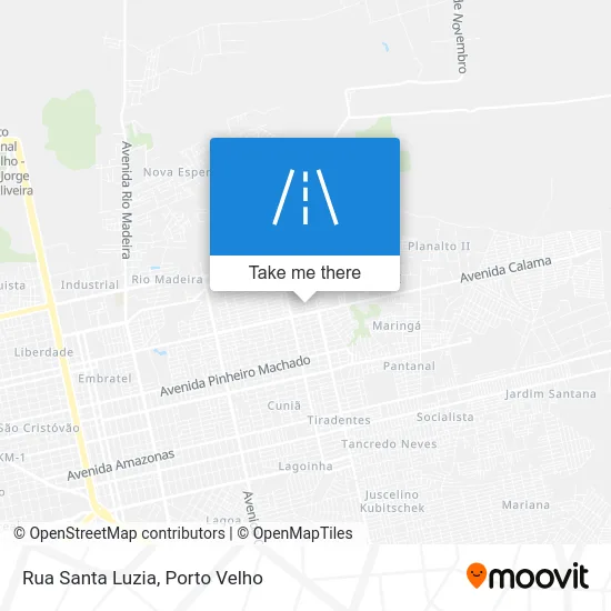Rua Santa Luzia map