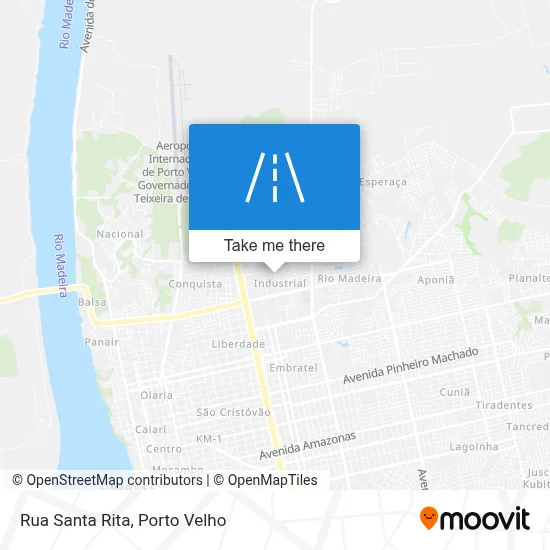 Rua Santa Rita map