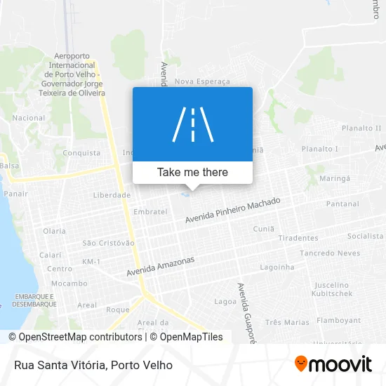 Rua Santa Vitória map