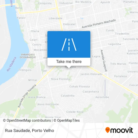 Rua Saudade map