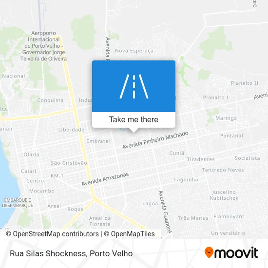 Rua Silas Shockness map