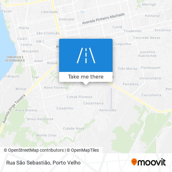 Rua São Sebastião map