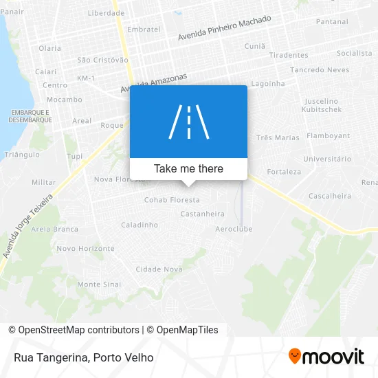 Rua Tangerina map