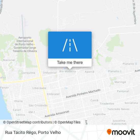 Rua Tácito Rêgo map