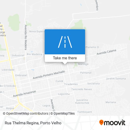 Mapa Rua Thelma Regina